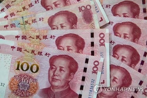 중국 100위안권 지폐, 사진=EPA/연합뉴스