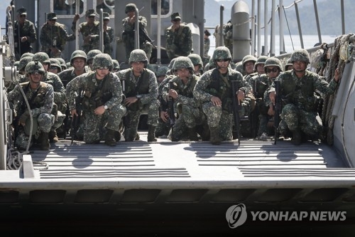 미국·필리핀 연례 합동군사훈련 '발리카탄', 사진=EPA/연합뉴스
