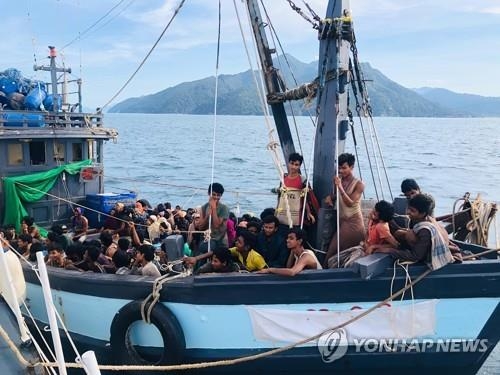 로힝야족 추정 난민 202명, 사진=AP/연합뉴스
