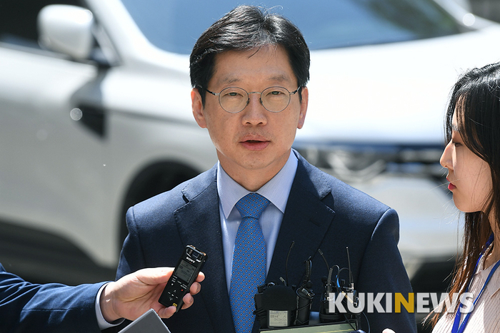 댓글 조작 혐의로 기소된 김경수 경남지사, 사진=박태현 기자