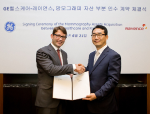 GE헬스케어, 바텍 자회사 레이언스 ‘유방촬영용 엑스선장치’ 자산 인수