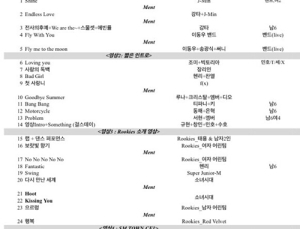 SM 콘서트 큐시트 유출?…규현·창민·민호·수호, 여장 예고