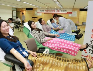 “헌혈로 백혈병소아암 어린이 응원해요!”