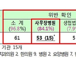 의료생협 빙자한 사무장병원 53개 적발, 78명 검거