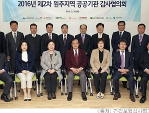심평원, 원주지역 소재 공공기관 감사협의회 개최
