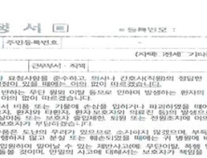 연대보증인 없다고 입원 시 진료거부는 위법 행위