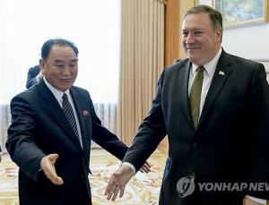 폼페이오 “우리가 강도 같다면 전 세계가 강도…대북제재 지속하겠다”