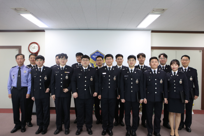목포해양경찰서는 11일 2019년도 승진 대상자 32명에 대해 임용식을 개최했다.