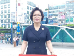 김부영 경기도간호조무사회장, 윤종필 의원 지역에서 1인 시위