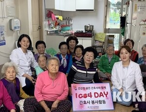 [병원소식] 명지성모병원, 천사데이 기념 경로당 순회 건강검진 봉사