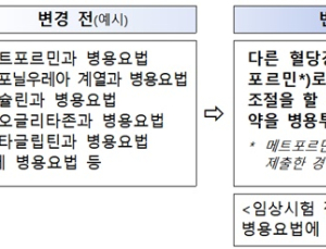 제2형 당뇨병치료제 ‘효능·효과별 묶음 기재’ 방식으로 변경