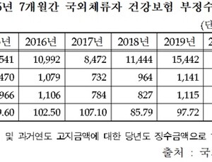 국외체류자 건강보험 부정수급 69억원…가족이 대리진료 후 약 처방