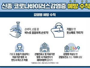 비말 감염 ‘신종 코로나바이러스’, 재채기로 2m까지 위협