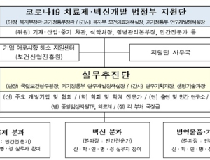 코로나19 치료제‧백신개발 '범정부 실무추진단' 역할 살펴보니