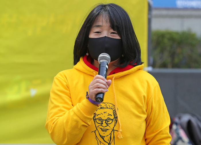 더불어민주당 윤미향 당선인, 사진=연합뉴스