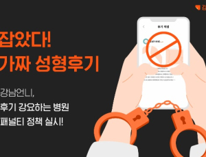강남언니 '가짜 시술후기' 쓰는 병원에 패널티…