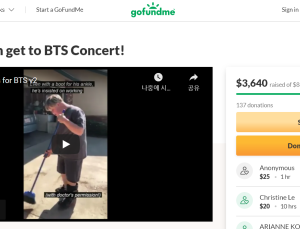 BTS 공연 보려 알바한 14세 소년, 꿈 이뤘다