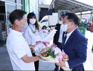 이장우 시장, 대전 오정동 농수산물시장 현장 점검