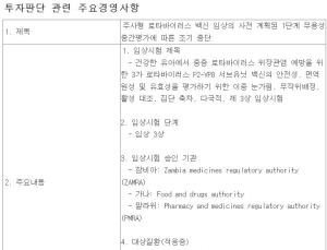 로타바이러스 백신 효과 미비…SK바사 임상 3상 중단