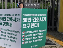 간호계, ‘진료지원업무 시행규칙안’ 반대 시위 50일째…“재검토하라”