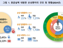 의료 대란 영향에…작년 응급실 방문환자 50% 이상 급감