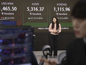 코스피, 美 훈풍에 다시 ‘5300선 위’로…외국인·기관 쌍끌이 매수
