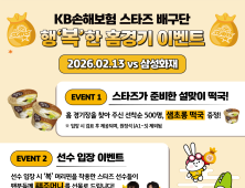 남자배구 KB손해보험, 13일 설맞이 특별 이벤트 마련