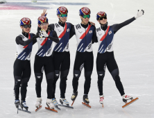‘이정민 추월쇼’ 韓 남자 쇼트트랙 5000m 계주, 조 1위로 결승 진출 [밀라노 동계올림픽]