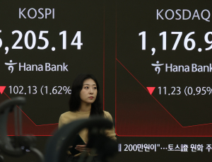 코스피, 미국발 삭풍에 1%대 하락 출발…시총 상위주 ‘주르륵’