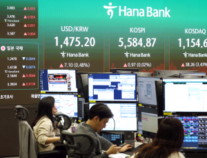 ‘널뛰기 장세’ 코스피, 강보합 마감…코스닥은 이틀째 ‘불기둥’