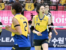 양효진 은퇴식 날…현대건설, 페퍼에 1-3 패배