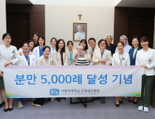 은평성모병원, 분만 5000례 달성…수도권 서북부 출산 거점병원 자리매김