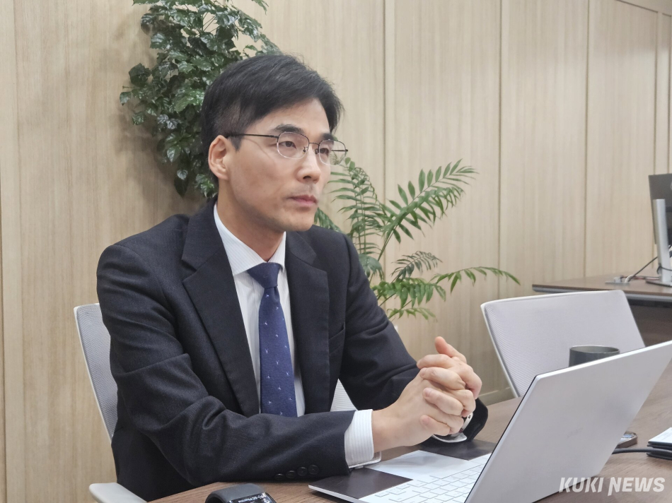 김지헌 부광약품 연구개발본부장은 지난 11일 서울시 동작구 부광약품 본사에서 진행한 쿠키뉴스와의 인터뷰에서 RNA 플랫폼에 관해 설명하고 있다. 김은빈 기자