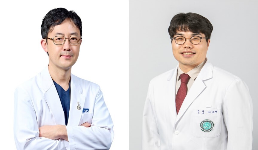 김상현 순천향대서울병원 외과교수(왼쪽), 이윤택 이대서울병원 외과교수. 순천향대서울병원 제공